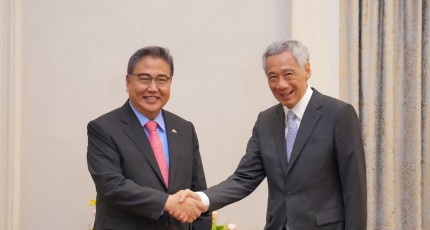 박진 외교부 장관, 싱가포르 총리 예방